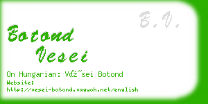 botond vesei business card